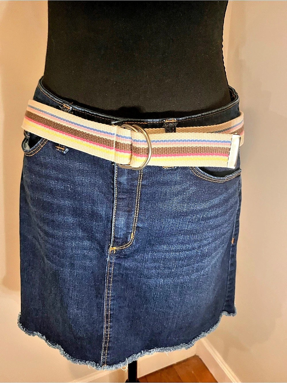 Women's Striped Belt
